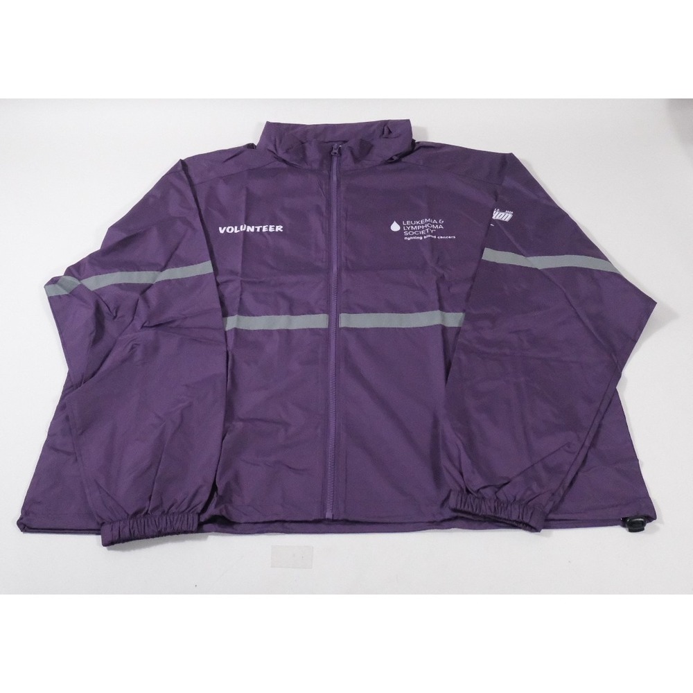 Disney Windbreaker Mens XL Purple‎ 2020 Marathon Weekend Volunteer Jacket Cigna